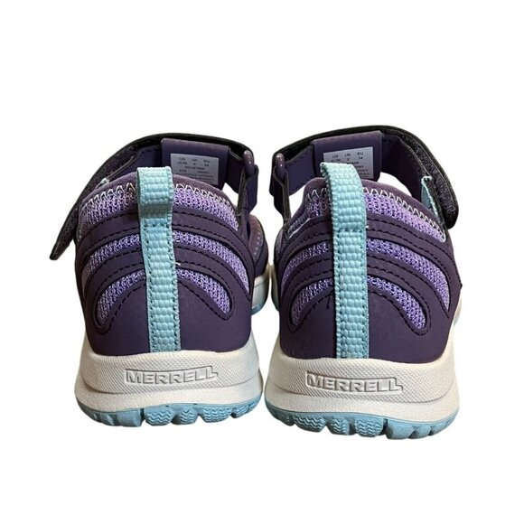 Merrell Kids NWOT Purple/Blue Hydro Lily QuickDry Sandals Size 3 - Picture 6 of 10